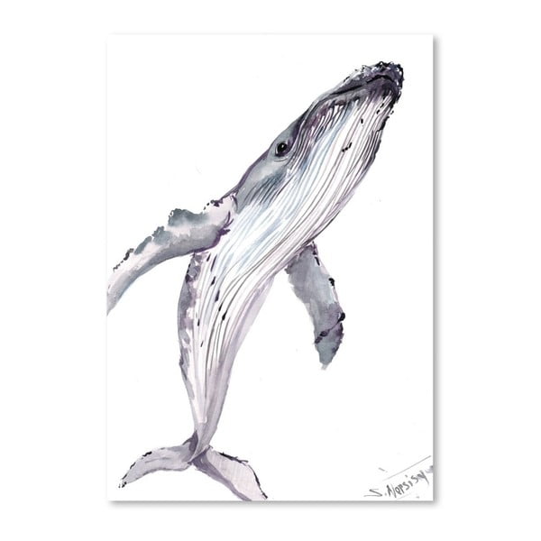 Plakat Whale (projekt Surena Nersisyana), 30x21 cm