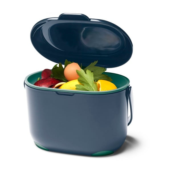 Niebiesko-zielony pojemnik na odpadki organiczne Addis Caddy, 2,5 l-image-1