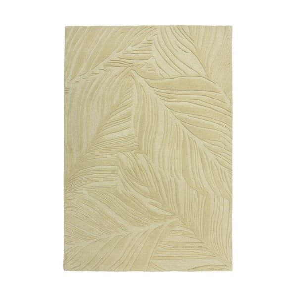 Zielony wełniany dywan 200x290 cm Lino Leaf – Flair Rugs