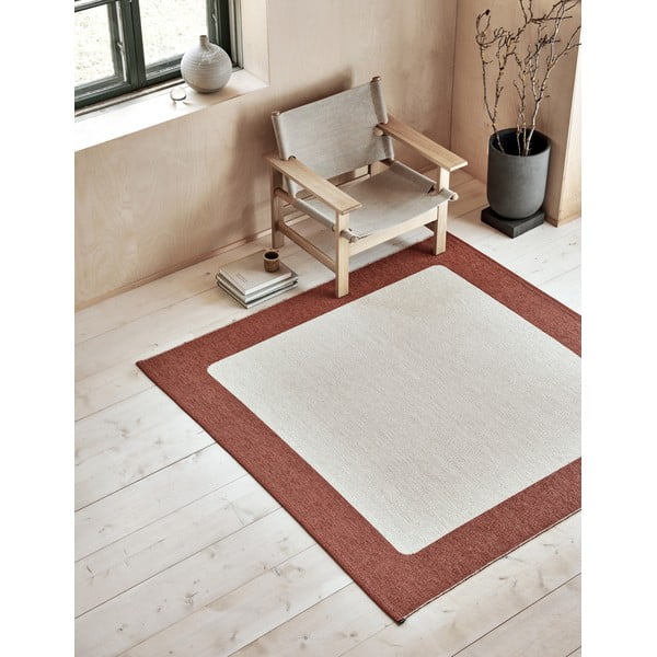 Ceglasto-kremowy dywan odpowiedni na zewnątrz 70x120 cm Ilda Brick – Pappelina-image-1