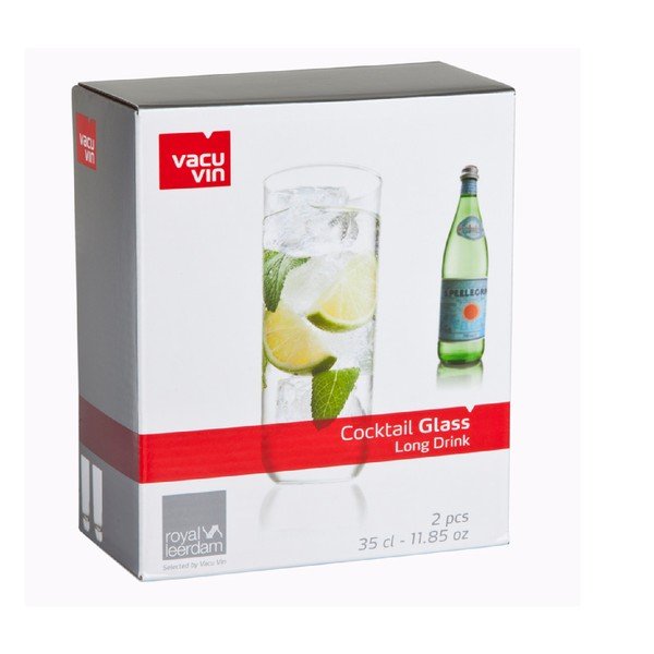 Zestaw 2 wysokich szklanek Vacu Vin, 350 ml-image-1