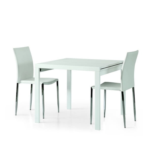 Biały drewniany stół rozkładany Castagnetti Exti