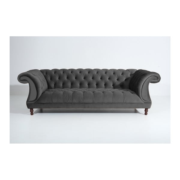Antracytowa sofa Max Winzer Ivette, 253 cm