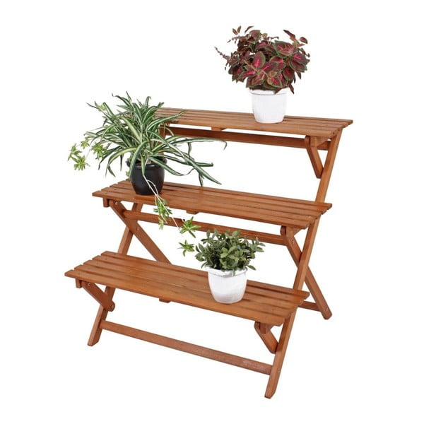 Kwietnik z drewna eukaliptusowego Garden Pleasure Ordeble-image-2