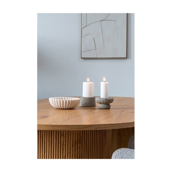 Świeczniki z cementu na świeczkę typu tealight zestaw 2 szt. – House Nordic-image-1