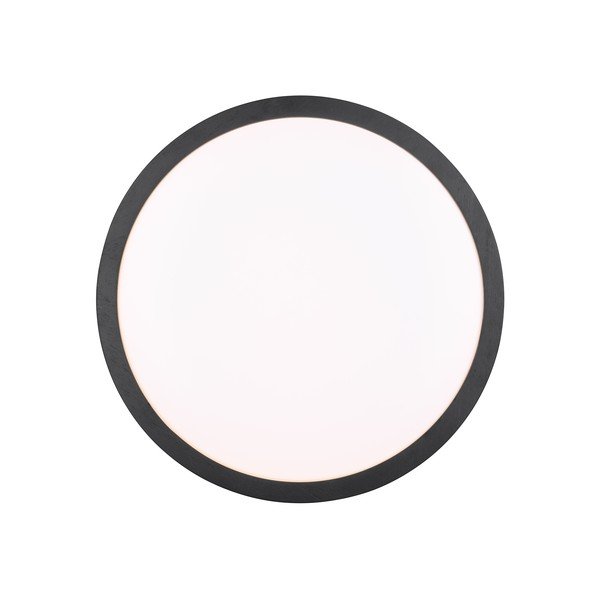 Czarna lampa sufitowa LED ø 40 cm Iseo – Trio-image-4