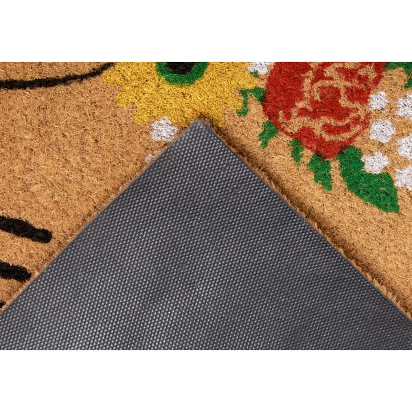 Wycieraczka z włókna kokosowego 75x45 cm Hello & Flowers – Hanse Home-image-3