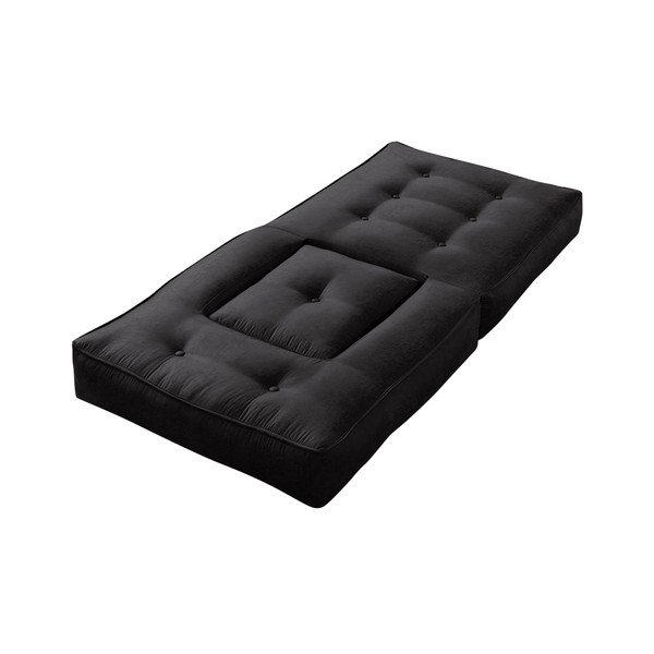 Fotel rozkładany Karup Cube Poly Black-image-2