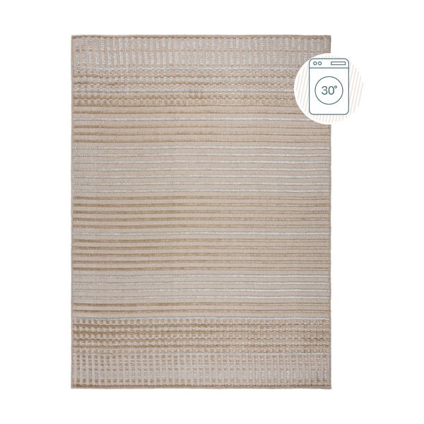 Beżowy dywan z szenilu odpowiedni do prania 80x160 cm Elton – Flair Rugs