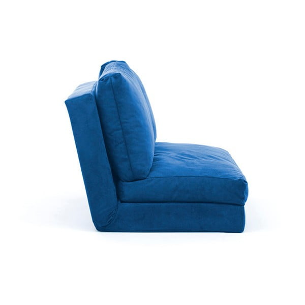 Niebieska rozkładana sofa 120 cm Taida – Balcab Home-image-1