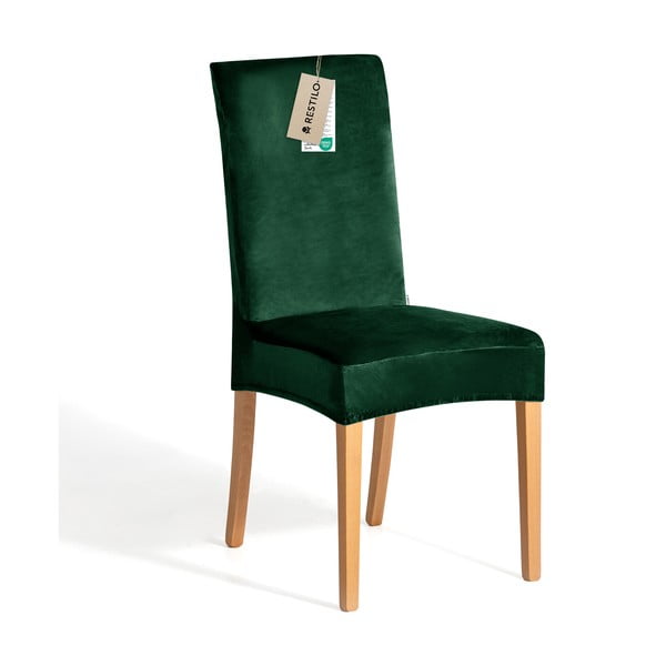 Zielony elastyczny pokrowiec na krzesło 48 cm Sento – Restilo-image-2
