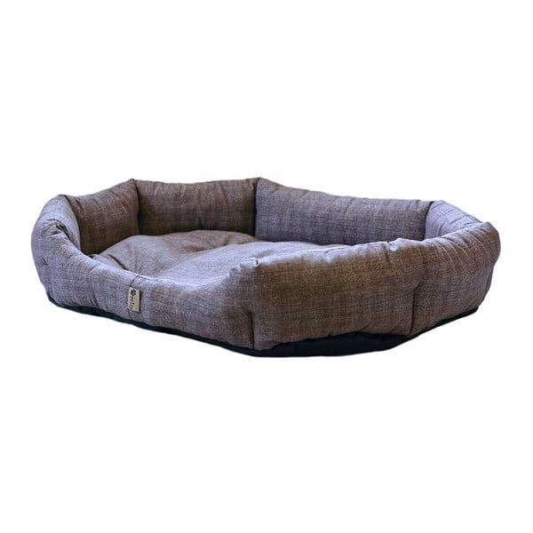 Jasnobrązowe bawełniane legowisko 90x70 cm Bobík – Petsy