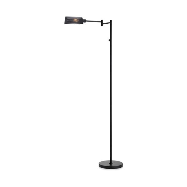 Czarna lampa stojąca Markslöjd Yale Floor Black, wys. 1,35 m