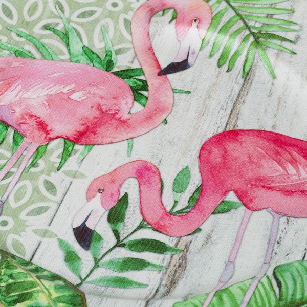 Komplet 4 talerzy Unimasa Flamingos-image-1