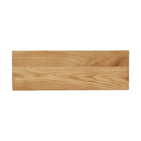 Półka z litego drewna dębowego w jasnym naturalnym kolorze 42,5 cm Calcata – House Nordic-image-4