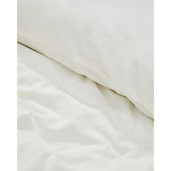 Pościel jednoosobowa w kolorze kości słoniowej 150x220 cm Simmel – Kave Home-image-3