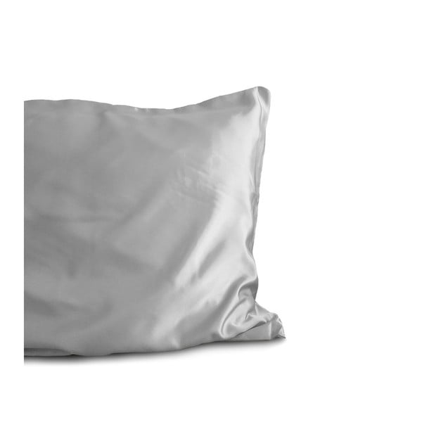 Poszewka na poduszkę z mikroperkalu w srebrnym kolorze Sleeptime Skin Care, 60x70 cm