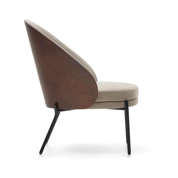 Jasnobrązowy fotel Eamy – Kave Home-image-3