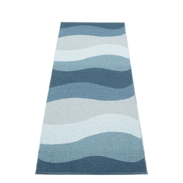 Niebieski chodnik odpowiedni na zewnątrz 70x200 cm Urvi Water – Pappelina