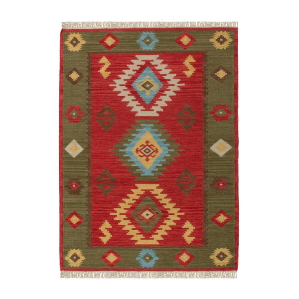 Recznie tkany dywan z bawełny i wełny Kayoom Bavaria 232 Multi, 80x150 cm