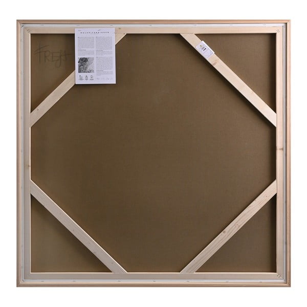 Ręcznie malowany obraz 100x100 cm Trace Of Nature – Malerifabrikken-image-2