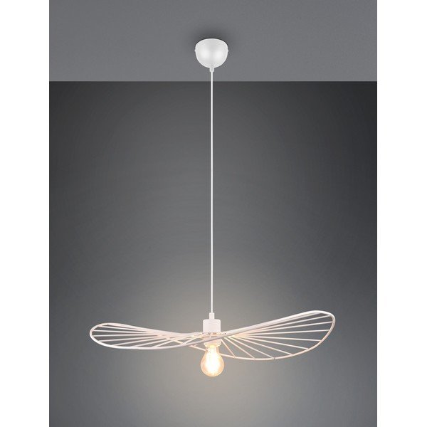 Biała lampa wisząca ø 60 cm Chapeau – Reality-image-3