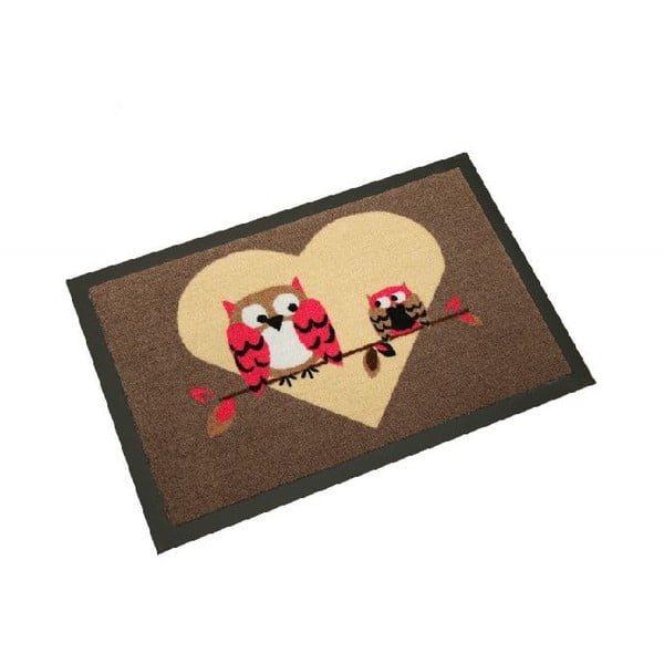 Szara wycieraczka Hanse Home Owls, 40x60 cm-image-1