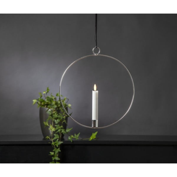 Srebrna dekoracja świetlna Flamme Ring – Star Trading-image-3