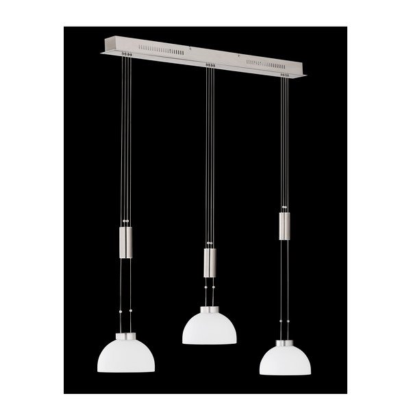 Czarna metalowa lampa wisząca LED ze ściemniaczem Avignon – Fischer & Honsel-image-1