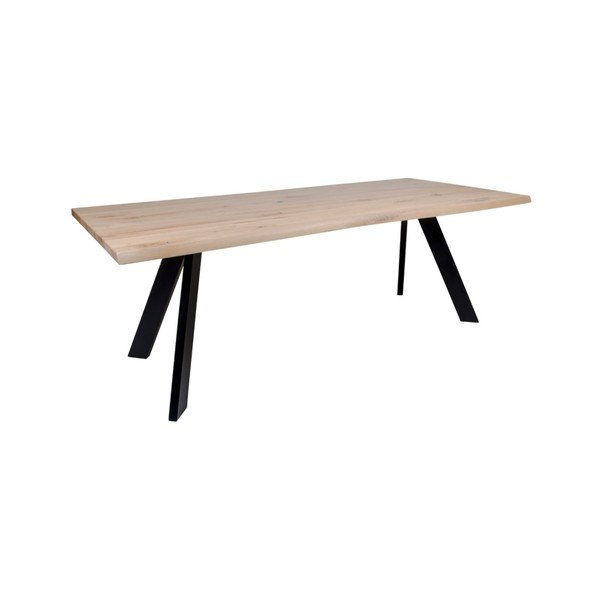 Stół z drewna dębowego House Nordic Cannes White Oiled, 220x100 cm-image-1