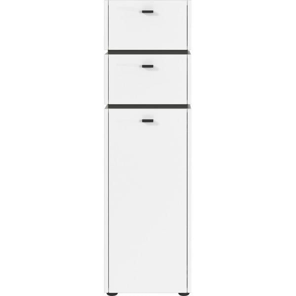 Biała wysoka szafka łazienkowa 34x117 cm Modesto – Germania