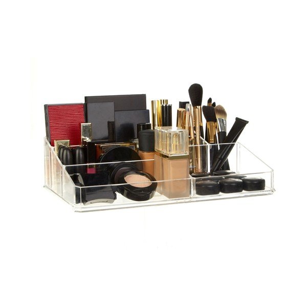 Organizer na kosmetyki z 9 przegródkami Premier Housewares Met Clear-image-4