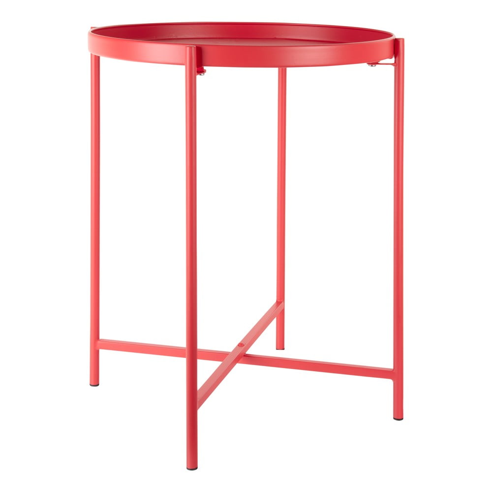 Metalowy okrągły stolik ø 40 cm Meseta  – Leitmotiv