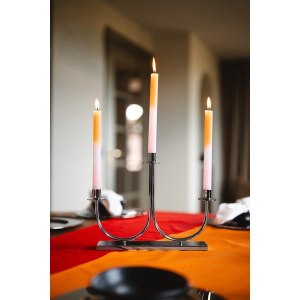 Metalowy świecznik Elana – Zilverstad-image-1