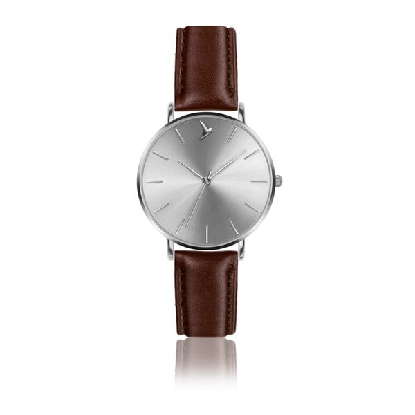 Zegarek damski z brązowym paskiem ze skóry Emily Westwood Luxury