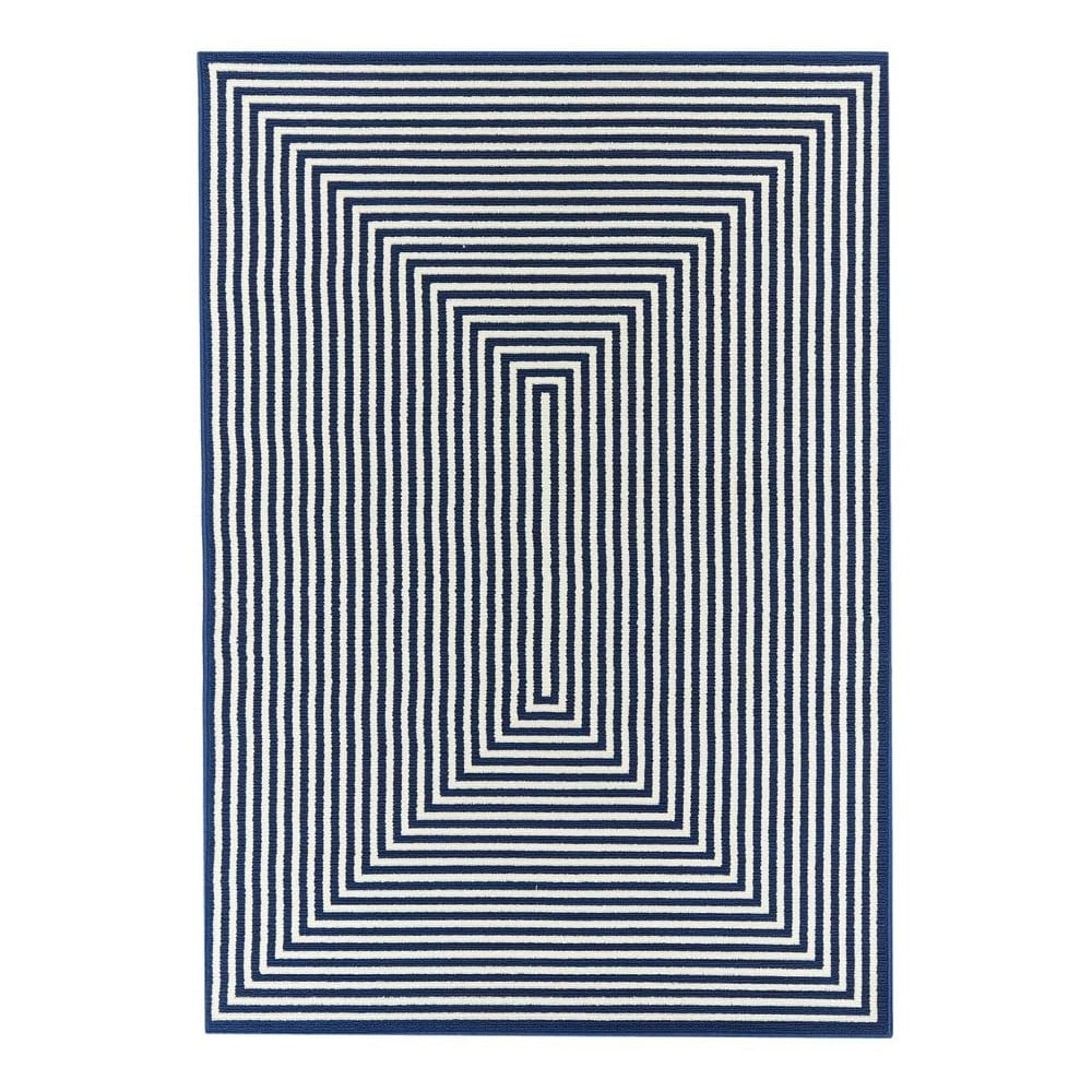 Ciemnoniebieski dywan odpowiedni na zewnątrz Floorita Braid, 160x230 cm