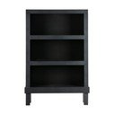 Czarny regał z litego drewna sosnowego 107x160x39 cm Bonk – WOOOD
