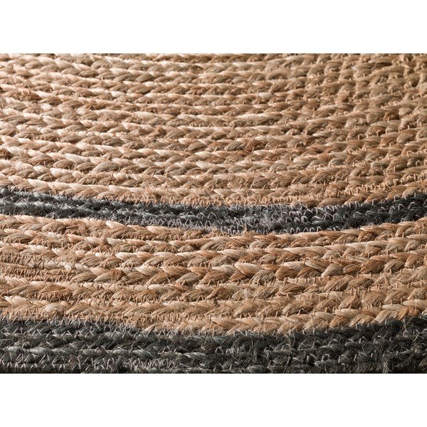 Szaro-naturalny okrągły dywan ø 120 cm Mahon – Universal-image-2