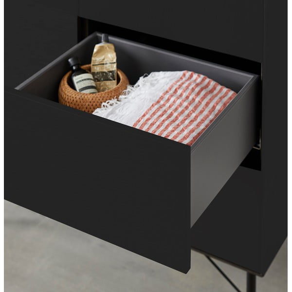 Czarna komoda Edge by Hammel-image-3