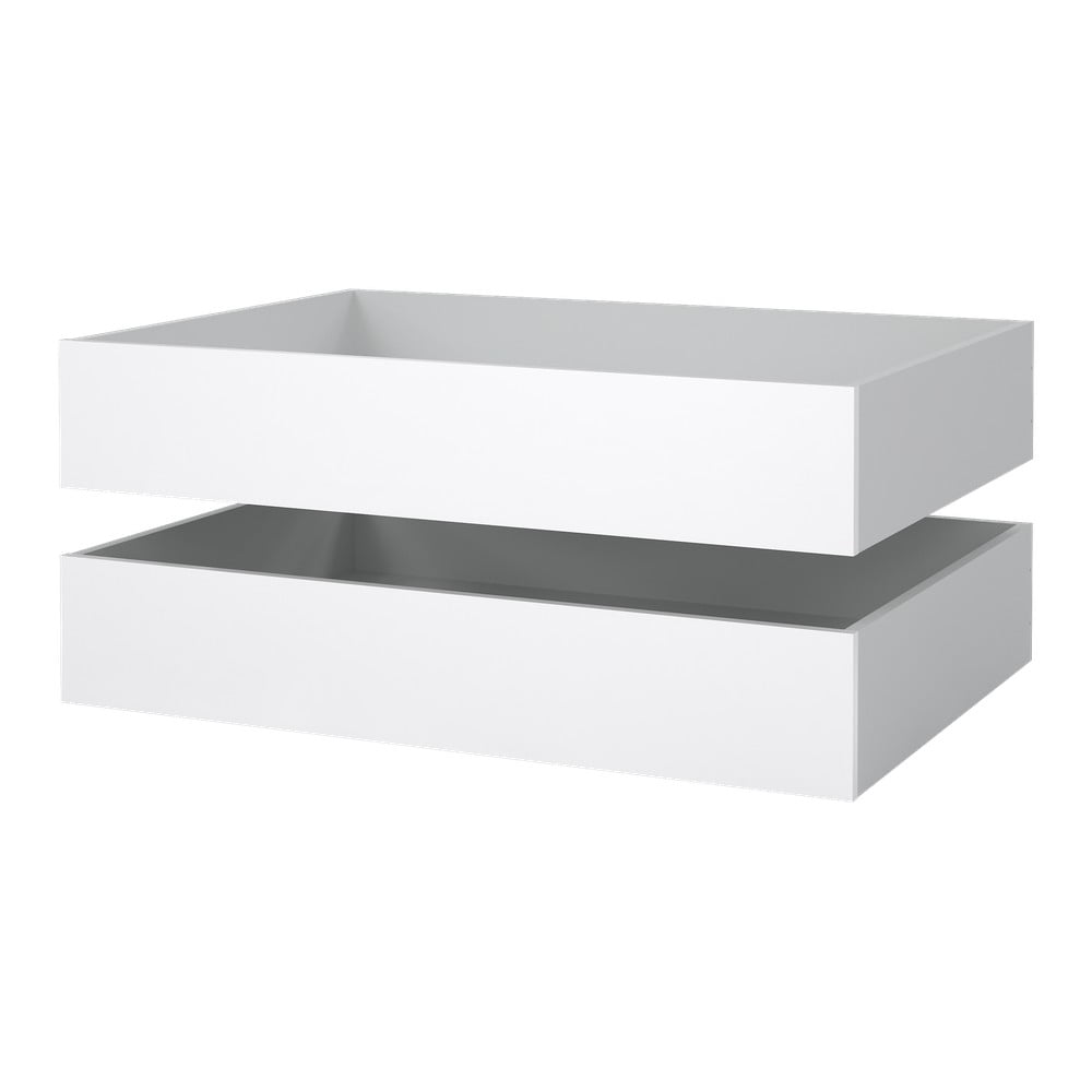 Białe szuflady pod łóżko zestaw 2 szt. 90x190/140x190 cm Naia – Tvilum (zdjęcie 9)
