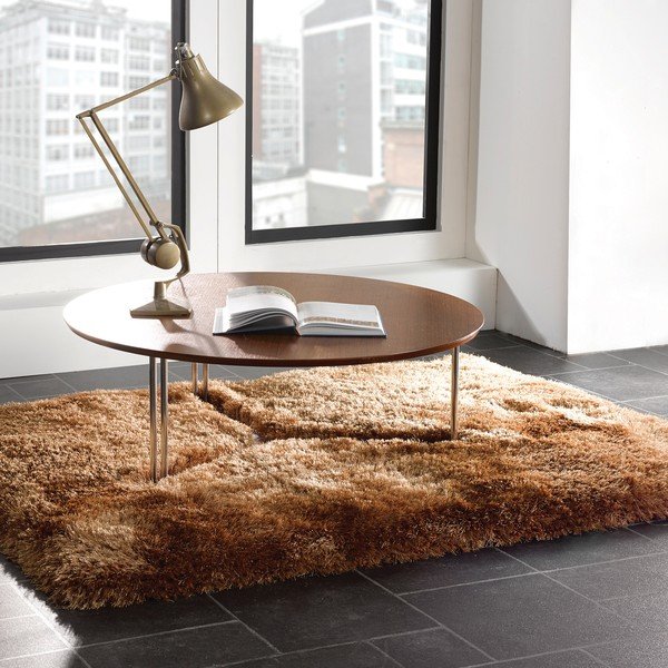 Dywan Pearl 150 cm, karmelowy-image-2