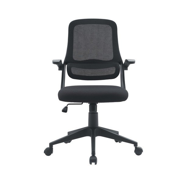 Czarne tapicerowane krzesło biurowe Gilmore – Yes Everyday-image-2