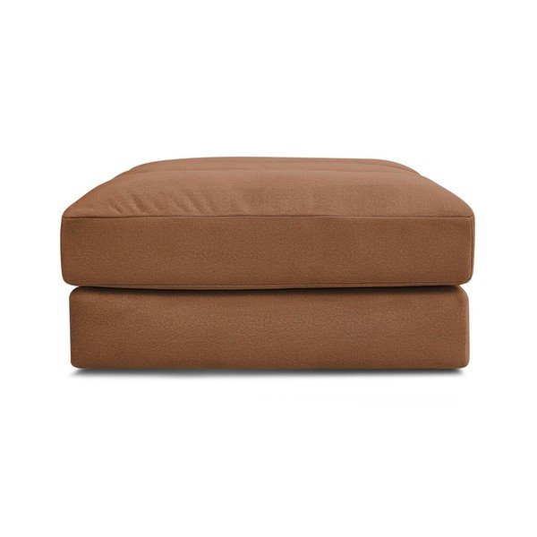 Pomarańczowy aksamitny podnóżek Sierra – Bobochic Paris