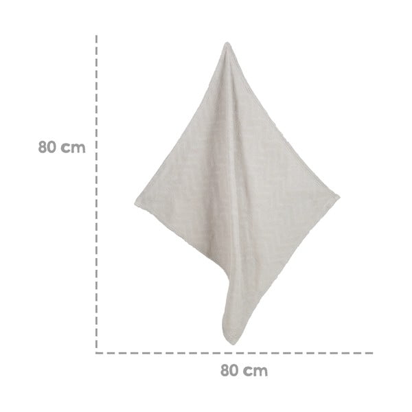 Jasnoszary dzianinowy koc dziecięcy z bawełny organicznej 80x80 cm Lil Planet – Roba-image-4