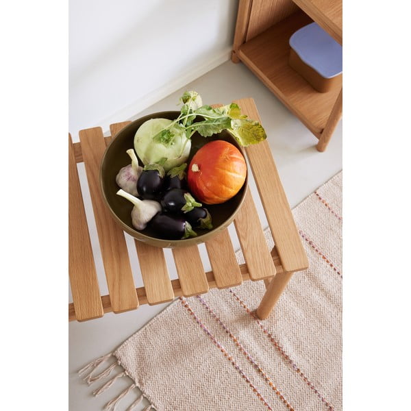 Kamionkowa miska do serwowania w kolorze khaki ø 28 cm Amare – Hübsch-image-1