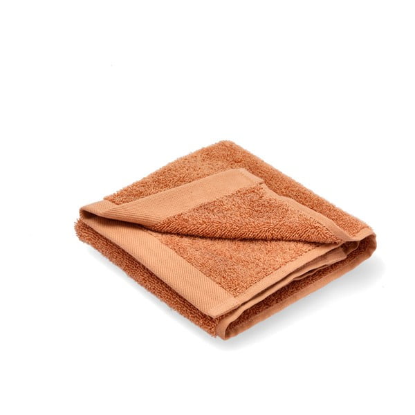 Pomarańczowy ręcznik z bawełny organicznej 40x60 cm Comfort − Södahl