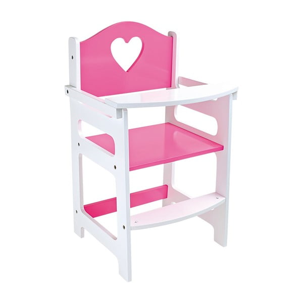 Różowe krzesełko dla lalek Legler