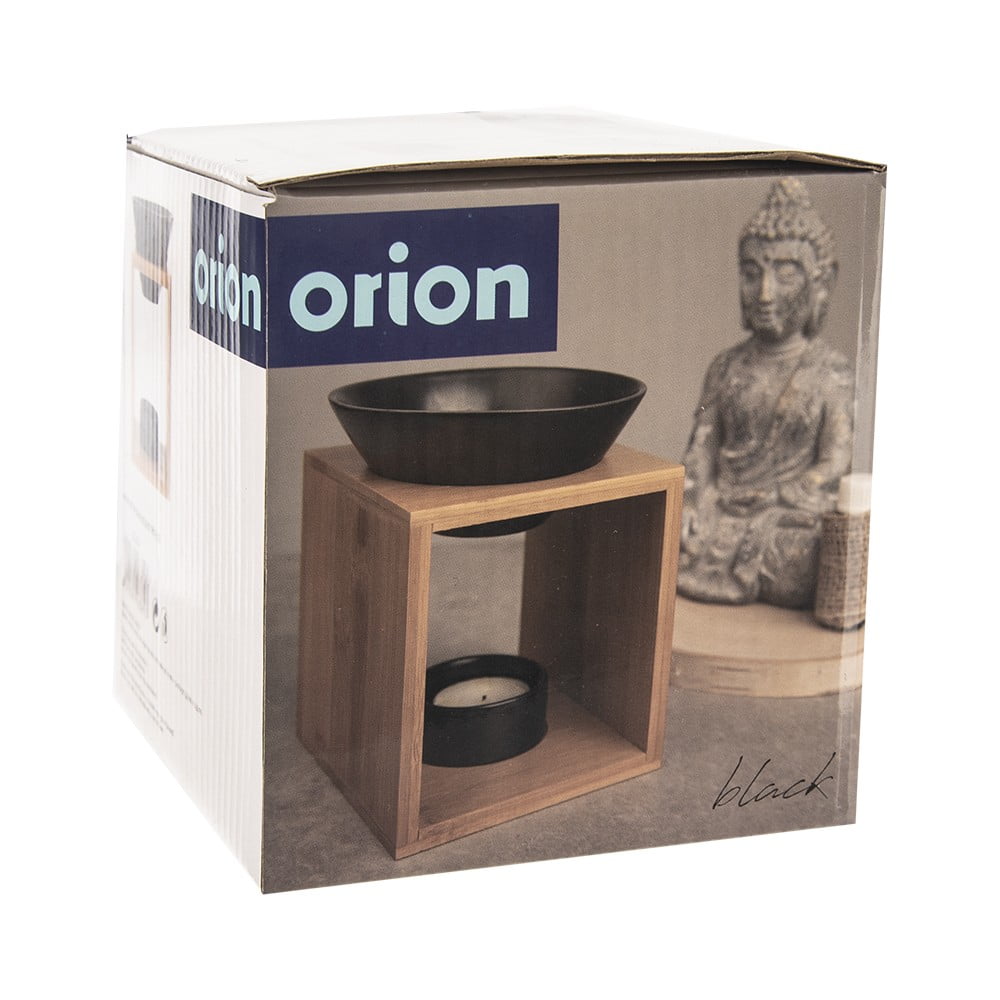 Porcelanowy kominek zapachowy Black – Orion (zdjęcie 3)