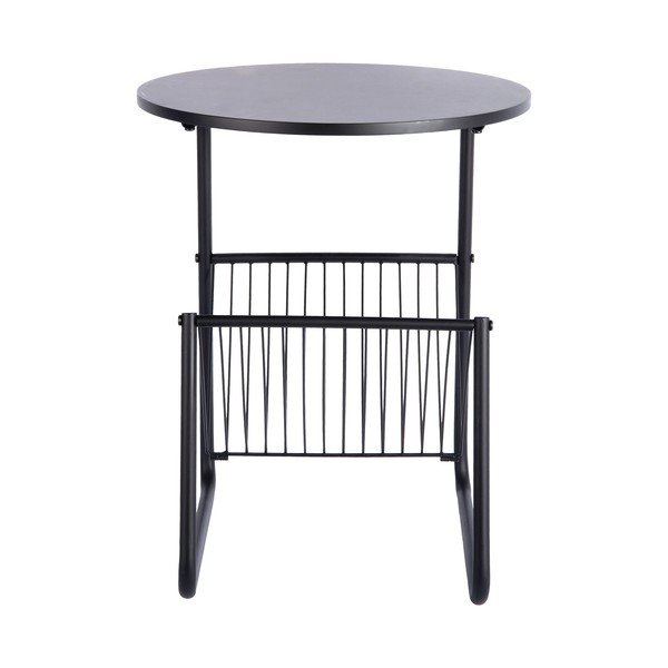 Metalowy okrągły stolik ø 40 cm Riqueza Revista – Leitmotiv-image-4