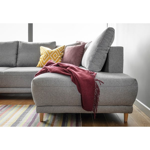 Jasnoszary narożnik rozkładany Miuform Lovely Annie, prawostronny-image-4